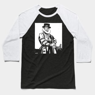 Yeoman Warder or Beefeater Baseball T-Shirt